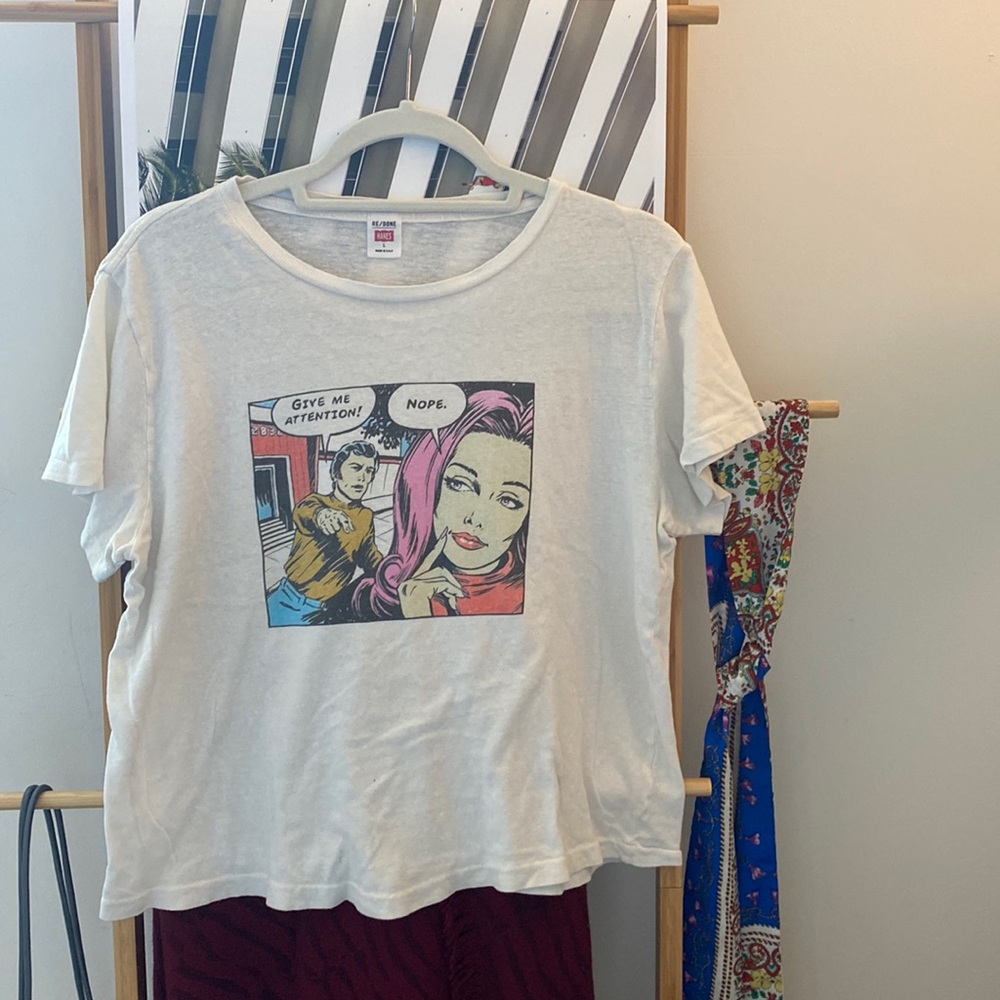 RE-DONE POP ART TEE